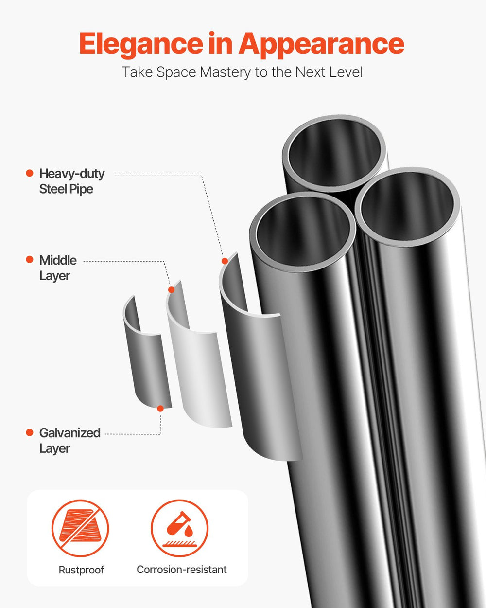 Vevor Walk-In Metal Chicken Coop 9.8' x 19.6' x 6.5' with Galvanized Steel Frame and Spire Roof New
