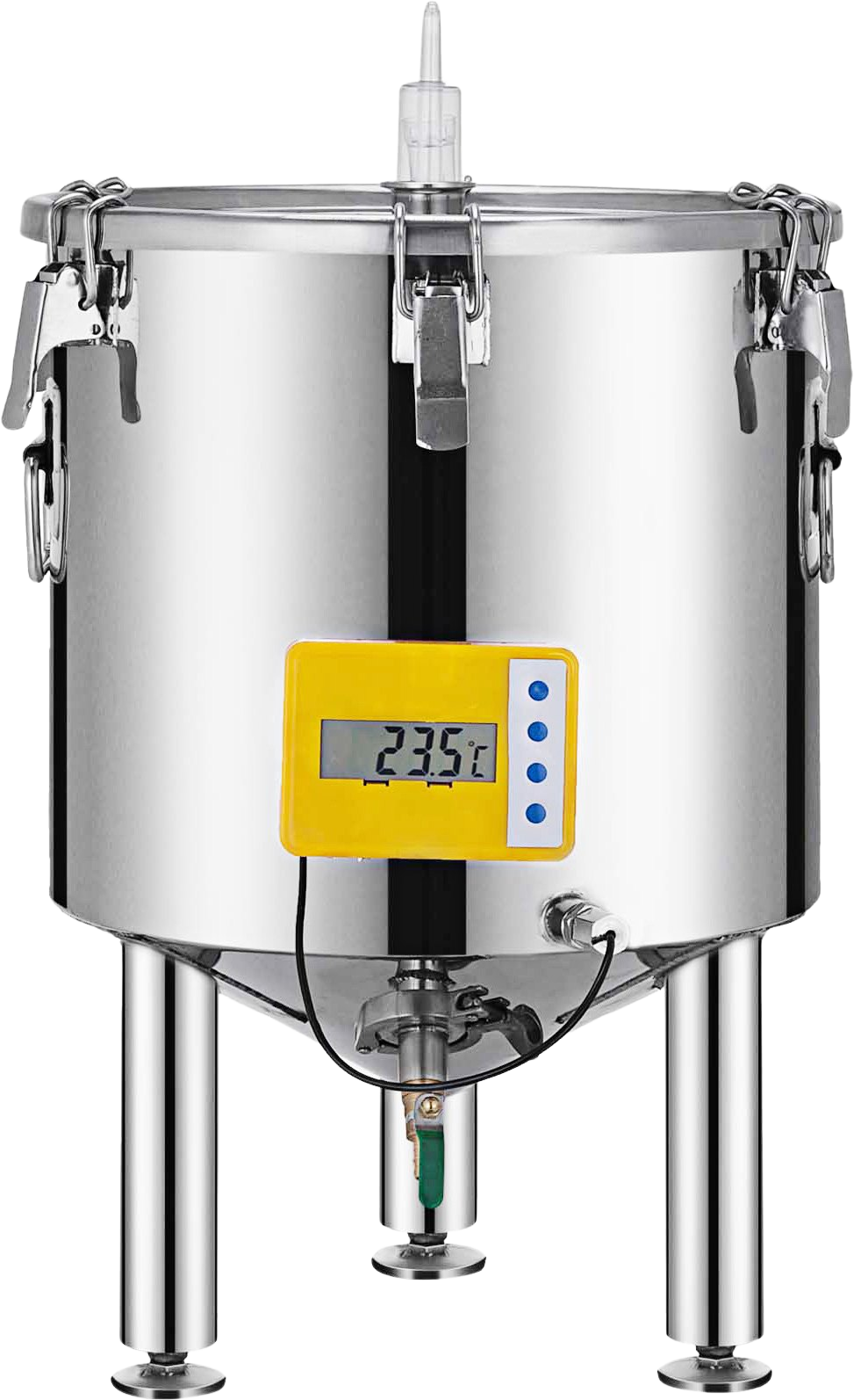 Vevor Stainless Steel Brew Fermenter 13.2 Gallon with Conical Base for Home Brewing New