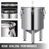 Vevor Stainless Steel Brew Fermenter 13.2 Gallon with Conical Base for Home Brewing New