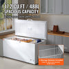 Vevor Chest Freezer 17.2 Cu. Ft. 488L Deep Freezer with Adjustable Thermostat New