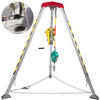 Vevor Confined Space Tripod Kit 2600 Lbs Winch Manual Handle 8' Adjustable Legs 98' Cable 32.8' Fall Protection New