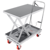 Vevor Hydraulic Lift Table Cart 500 Lbs Capacity Manual Single Scissor 28.5" Maximum Lift Height New