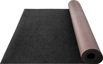 Vevor Marine Carpet 6' x 36' Waterproof Non-Slip TPR Backing Indoor/Outdoor Charcoal Black New