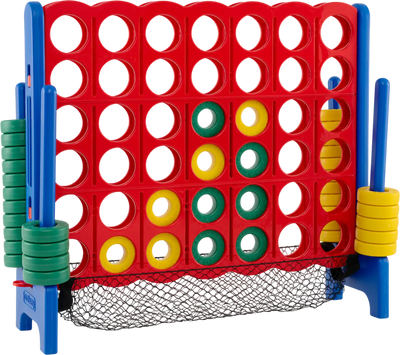 Costway Jumbo 4-in-a-Row Giant Game Set w/ 42 Pieces 21317074 New
