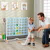 Jumbo 4-to-Score Game with Ring-toss and Basketball Hoop-Light Blue - Gallery View 1 of 10