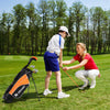 Junior Complete Golf Club Set For Age 8 to 10-Yellow - Gallery View 1 of 10