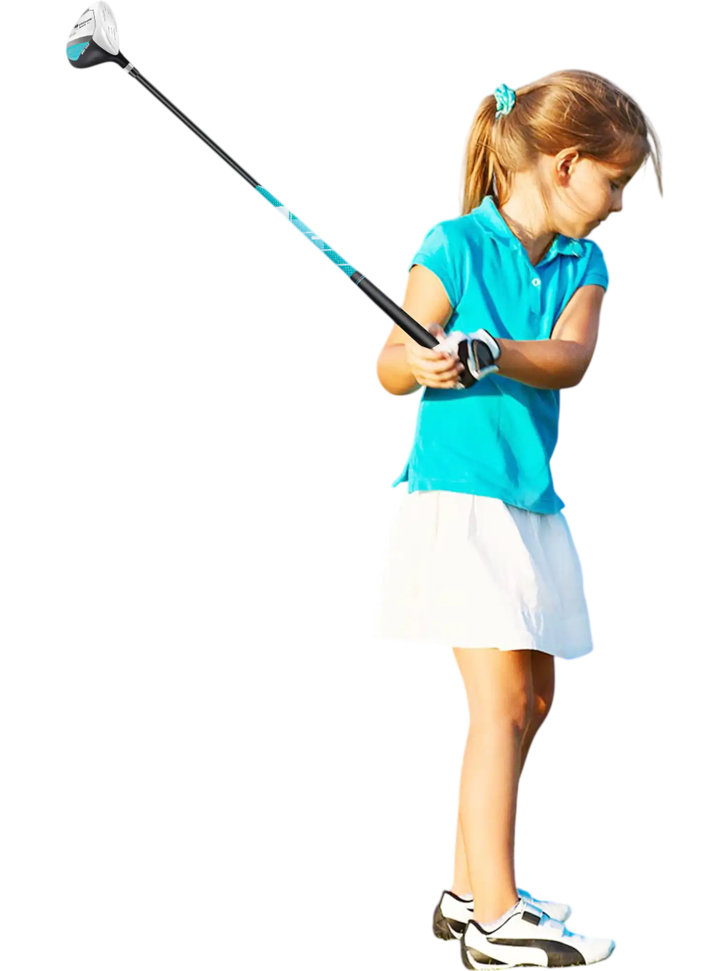 Costway Junior Complete Kids Golf Club Set Right Hand Age 8-10 Blue 35687291 New