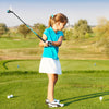 Junior Complete Golf Club Set for Kids with Rain Hood Right Hand Children Golf Age 8-10 Years Old-Blue - Gallery View 1 of 10