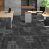 Vevor Carpet Tiles Reusable 24" Peel and Stick Squares 96 Sq. Ft. Soft Padded Gray 24 PCS New