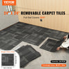 Vevor Carpet Tiles Reusable 24" Peel and Stick Squares 96 Sq. Ft. Soft Padded Gray 24 PCS New
