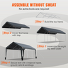 Vevor Carport 10' x 20' Heavy Duty Outdoor Garage UV Resistant Waterproof New