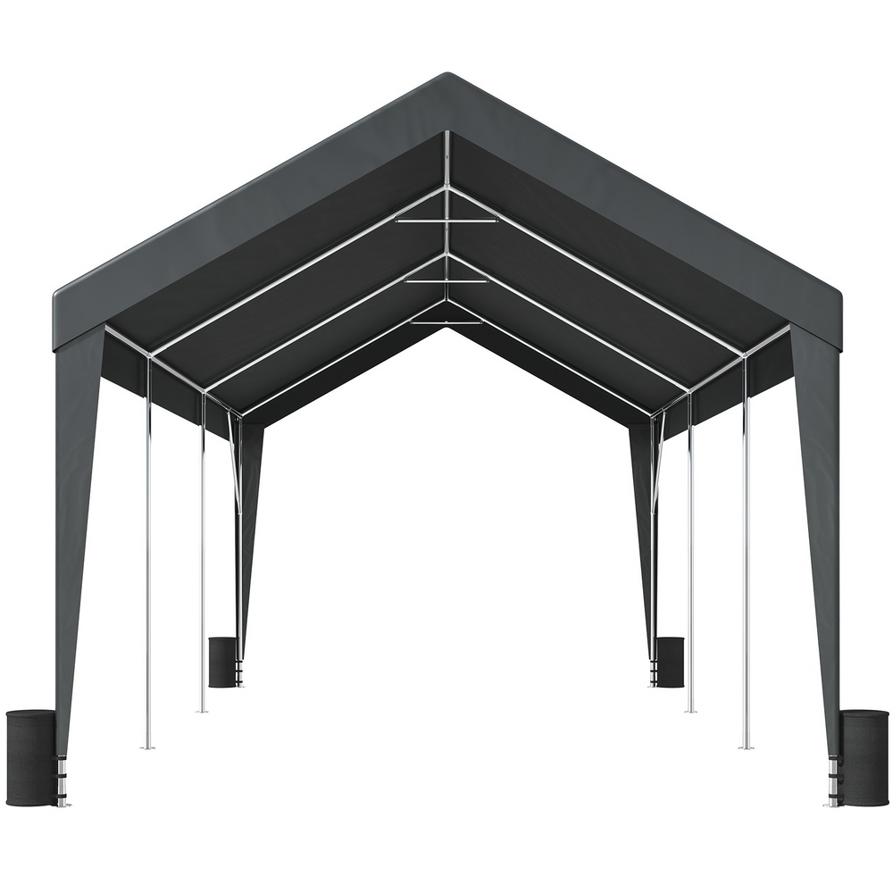 Vevor Carport 10' x 20' Heavy Duty Outdoor Garage UV Resistant Waterproof New