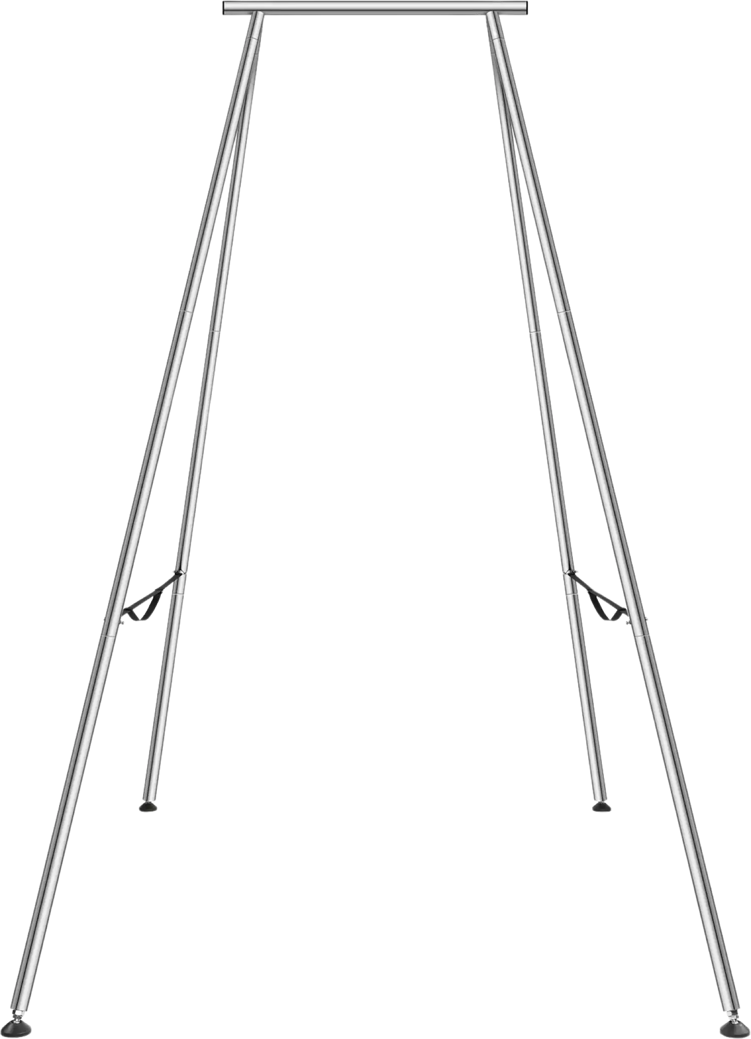 Vevor Aerial Yoga Frame 9.67' Height Swing Stand 551 Lbs Capacity Chrome Plated Steel New