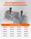 Vevor Front Air Shock Absorber Struts 2 PCS Fits Cadillac Chevrolet GMC 2000–2014 New