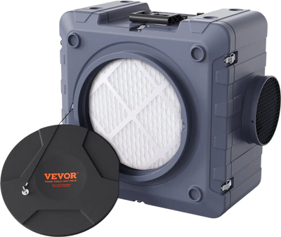 Vevor Air Scrubber 3 Stage 550 CFM or 4 Stage 800 CFM MERV10 Carbon H13 HEPA New