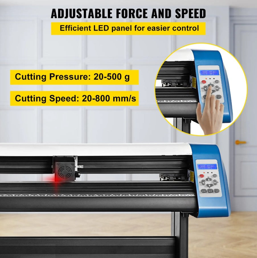Vevor Vinyl Cutter Plotter 53" with Automatic Paper Feed and Adjustable Speed New
