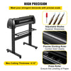 Vevor Vinyl Cutter Machine 28" LED Plotter MAC/Windows Compatible Adjustable Force & Speed New