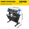 Vevor Vinyl Cutter Machine 34" Semi-Automatic with Floor Stand and SignMaster Software New