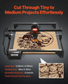 Vevor Laser Engraving Machine 15" × 15.75" Work Area 5W Compressed Spot Eye Protection New