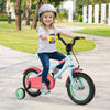 Kids Bike with Adjustable Handlebar and Saddle Blue-12 Inches - Gallery View 1 of 10