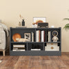 Kids 2-Shelf Bookcase 5-Cube Wood Toy Storage Cabinet Organizer-Gray - Gallery View 1 of 7