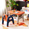 Kids Activity Table and Chair Set with Montessori Toys for Preschool and Kindergarten-Orange - Gallery View 1 of 12