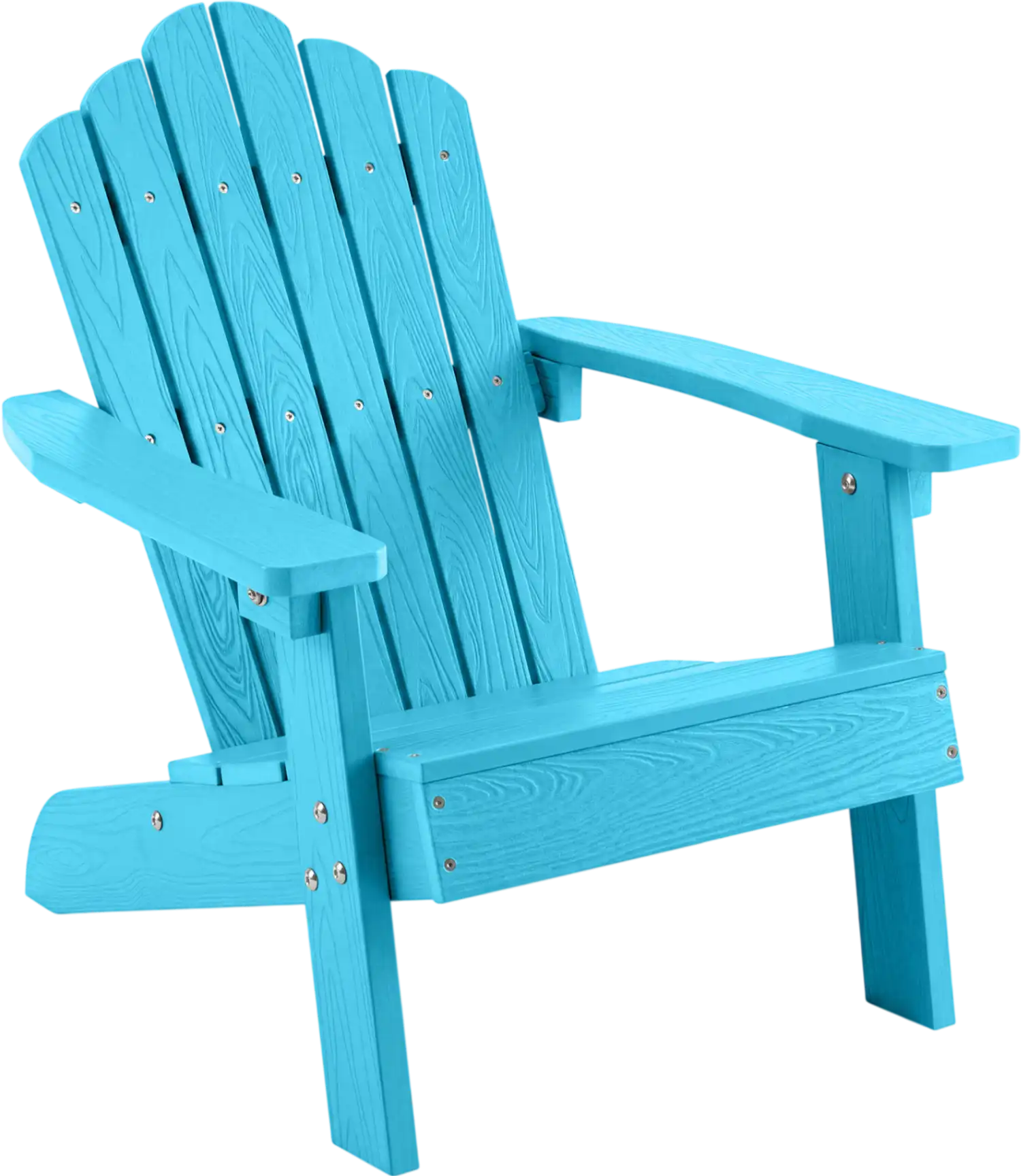 Costway Kids Adirondack Outdoor Chair Tilted High Backrest 61457793 New