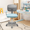 Adjustable Desk Chair with Auto Brake Casters for Kids-Blue - Gallery View 1 of 10