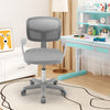 Adjustable Desk Chair with 5 Rolling Casters for Kids-Gray - Gallery View 1 of 10