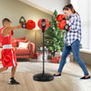 Kids adjustable stand punching bag set with boxing gloves, perfect for indoor exercise and fun, height adjustable from.