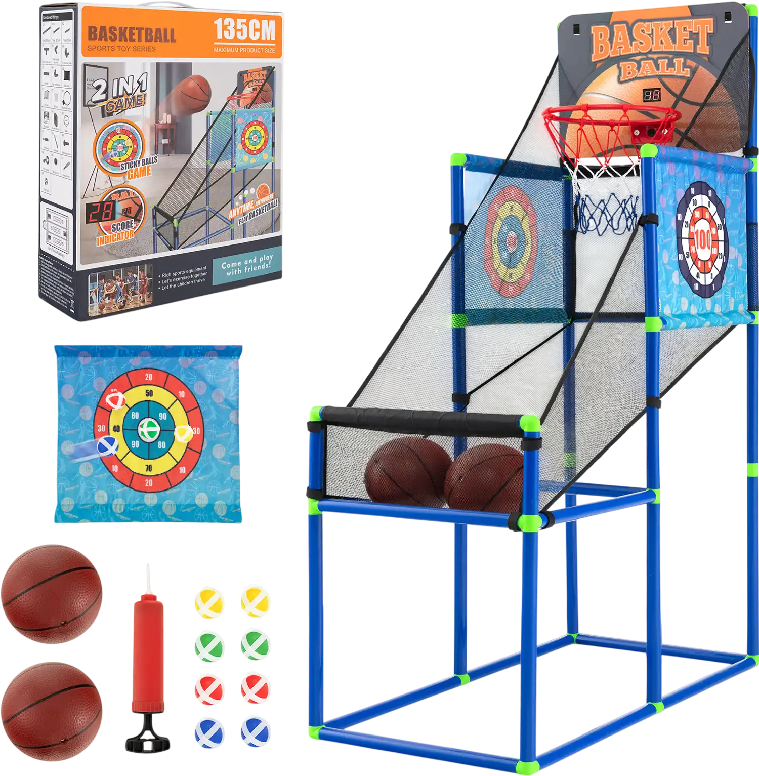 Costway Kids Basketball Arcade Game Electronic Scoreboard Sound 49876251 New