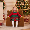 Kids Bear Sofa Toddler Foam Couch with Soft Fleece Fabric Cover-Brown - Gallery View 1 of 10