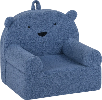 Costway Kids Bear Toddler Foam Sofa Soft Fleece Cover 50942376 New