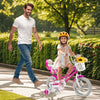 Kids Bike 14 Inch with Training Wheels and 2 Brake System for 3-5 Years Old - Gallery View 1 of 10