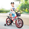 18 Inch Kids Bike Adjustable with Storage Basket and Double Brake for 4-8 Years Old-18 inches - Gallery View 1 of 10