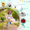 18-inch green kids bike with training wheels, front basket, adjustable seat, and durable carbon steel frame for safety.