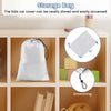 Kids car cover storage bag in white, 8"x12", designed for easy access and neat storage of outdoor toys.