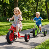 Kids Carbon Steel Bike with 15 Inch Inflatable Rubber Tires-Red - Gallery View 1 of 10