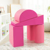 5-Piece Kids Climb and Crawl Activity Playset-Pink - Gallery View 1 of 11