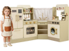 Kids Corner Play Kitchen with Faucet and Dishwasher and Stoves - Gallery View 1 of 11