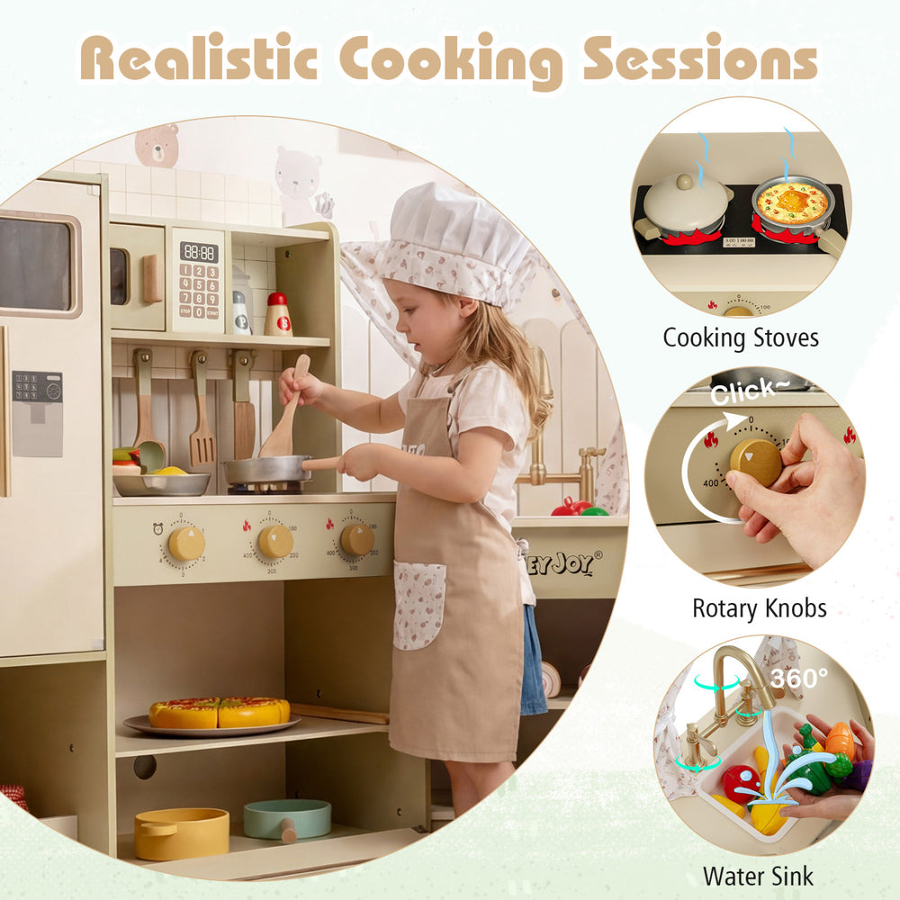 Kids Corner Play Kitchen with Faucet and Dishwasher and Stoves - Gallery View 7 of 11