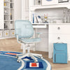 Swivel Mesh Children Computer Chair with Adjustable Height-Blue - Gallery View 1 of 11