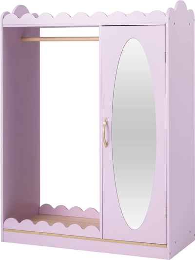Costway Kids Dress Up Storage Full Length Mirror Door Cabinet 12926024 New