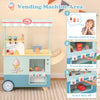 Double-sided kids ice cream truck play set in green with vending machine, enhancing imaginative role-play and.