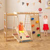 Kids Indoor Playground 6-in-1 Jungle Gym for 3-14 Years Olds-Macaron - Gallery View 1 of 10