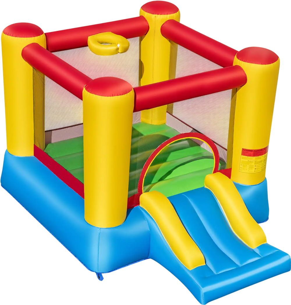 Kids Inflatable Bounce House with Slide and 550W blower