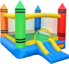 Kids Inflatable Bounce House with Slide and Ocean Balls Not Included Blower