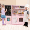 Toddler Pretend Play Kitchen for Boys and Girls 3-6 Years Old-Light Pink - Gallery View 1 of 11