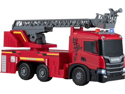 Costway Licensed Scania Kids Large Fire Truck Toy w/ Extendable Ladder 23414592 New