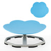 Kids sensory 360° swivel chair in blue with cat claw design, perfect for reading and gaming activities.